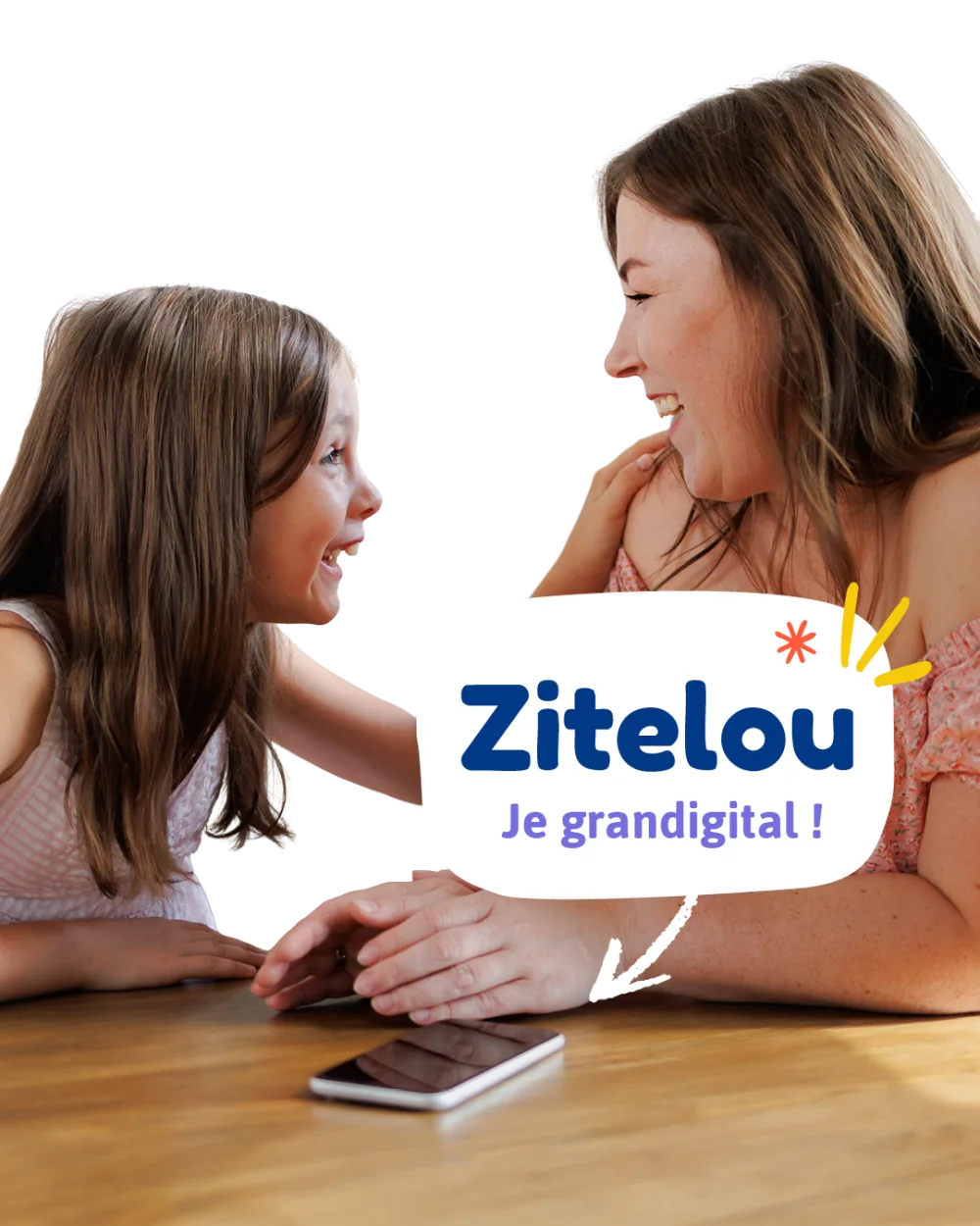 Une mère et sa fille découvrent Zitelou ensemble